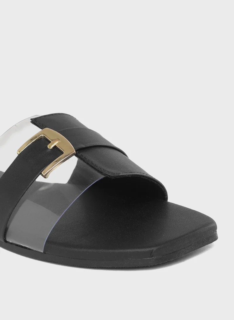 Dress Berry Casual Flat Sandals