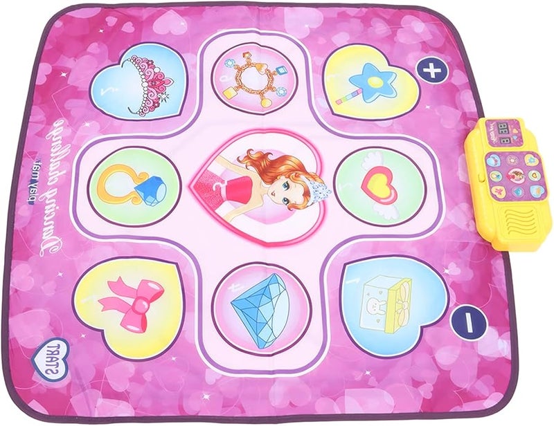 حصيرة رقص قابلة للطي للأطفال من بيلابين مع أضواء وصوت لتحسين التنسيق بين اليد والقدم للعب الداخلي والخارجي من مادة البوليستر - Image 4