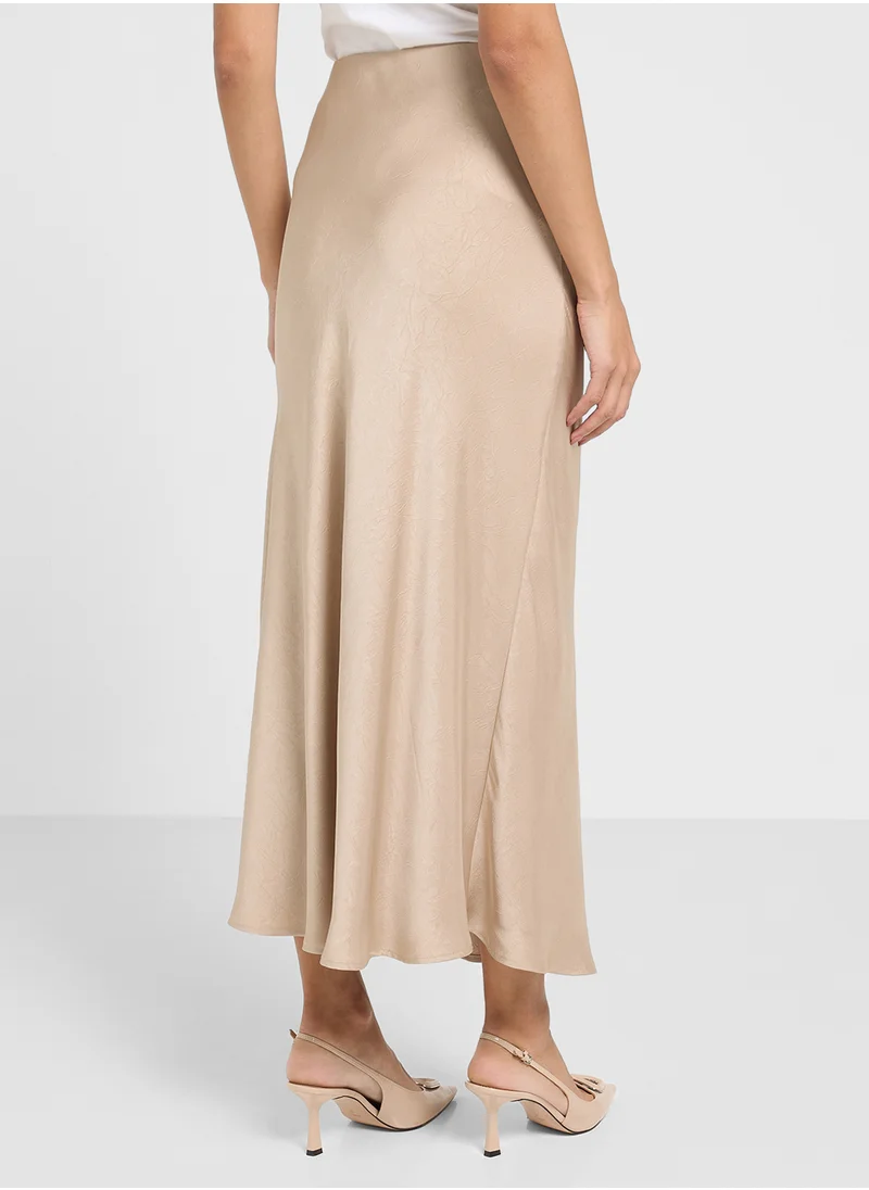 ايلا A-Line Satin Skirt