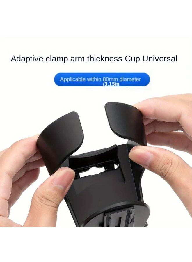 2pcs Black Universal Car Vent Cup Holder Portable Beverage Can Bottle Clip - Image 5