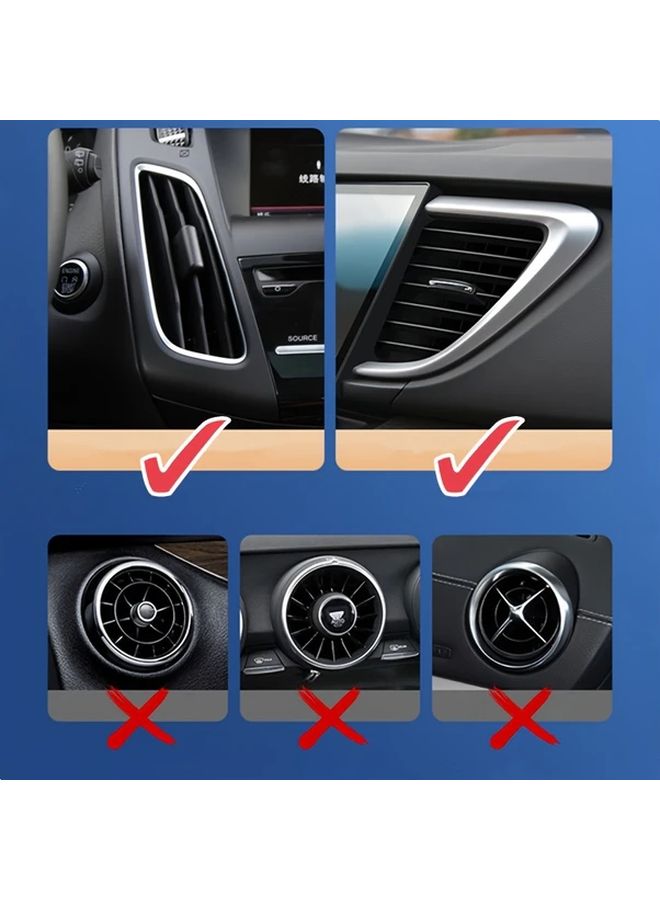 2pcs Black Universal Car Vent Cup Holder Portable Beverage Can Bottle Clip - Image 4