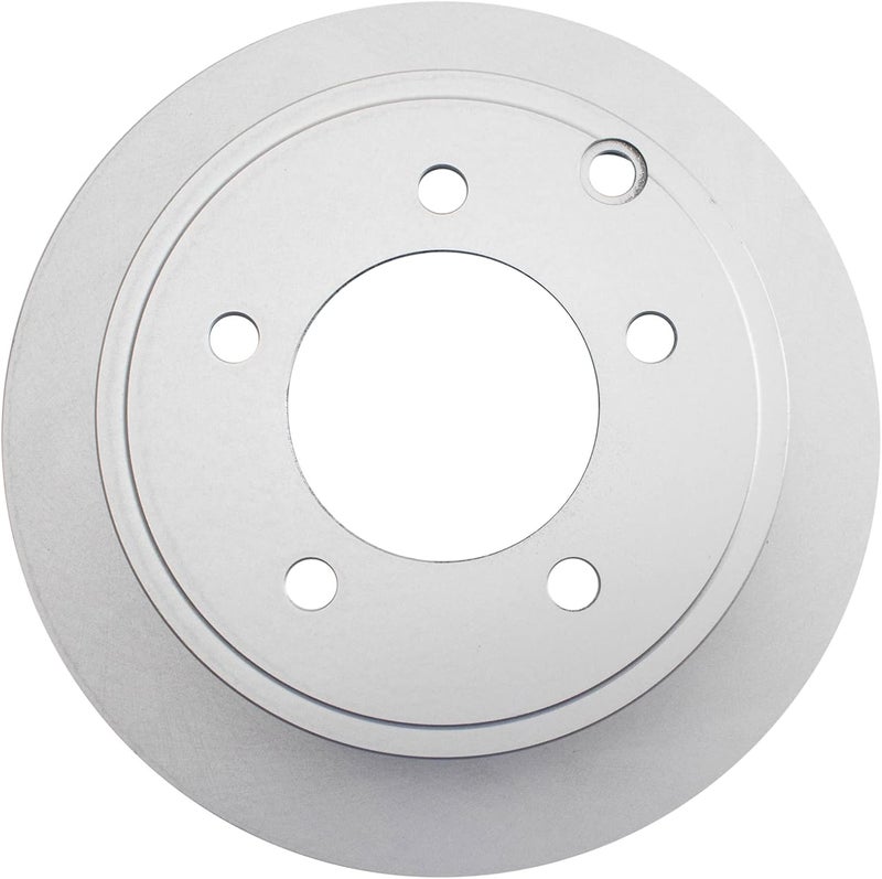 TRQ Rear Brake Rotors Set Premium G-Coated 2 Piece Smooth Driver & Passenger Side Compatible with 2011-2014 Chrysler 200 2016-2017 Mitsubishi Lancer - Image 5