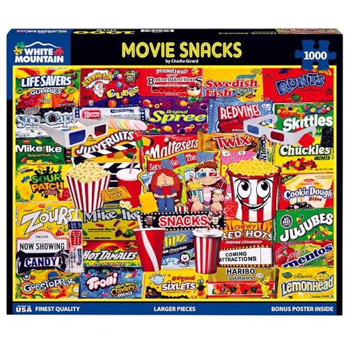 White Mountain - Movie Snacks - 1000 Piece Jigsaw Puzzle for Adults, Children, + Grandparents - Image 2