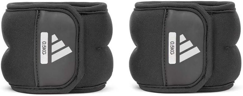 Adidas Ankle/Wrist Weights 1KG Pair Adjustable Straps for Resistance & Strength Training - Image 2
