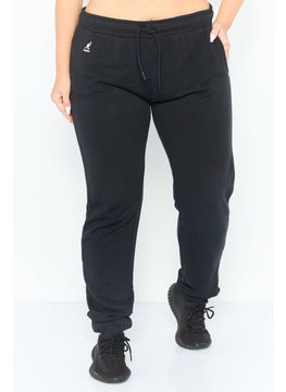 KANGOL Women Sportswear Fit Embroidered Outdoor Track Pants, Black  - Image 1