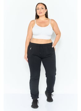 KANGOL Women Sportswear Fit Embroidered Outdoor Track Pants, Black  - Image 4