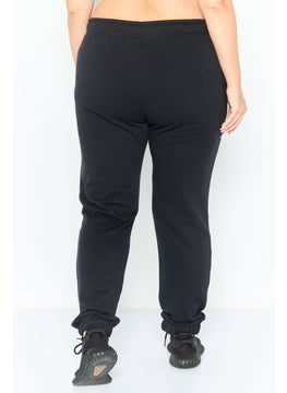 KANGOL Women Sportswear Fit Embroidered Outdoor Track Pants, Black  - Image 2