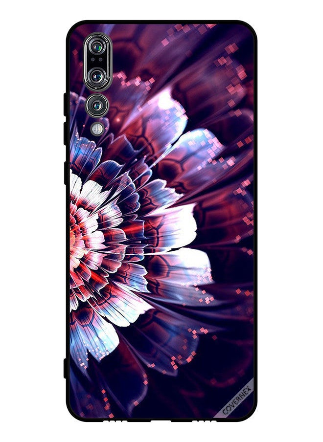 Covernex Protective Case Cover For Huawei P20 Pro Reflected Big Flower On Left Side  - Image 1