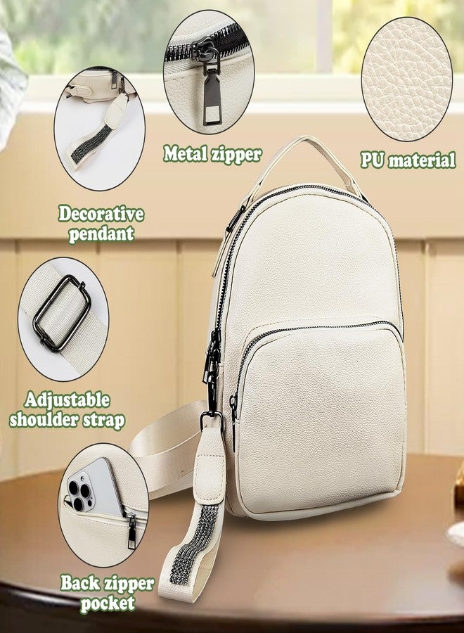 WisePoint Womens Backpacks, PU Leather Small Backpack for Women, Womens Small Backpack Purse Backpack Handbag (black) - Image 3
