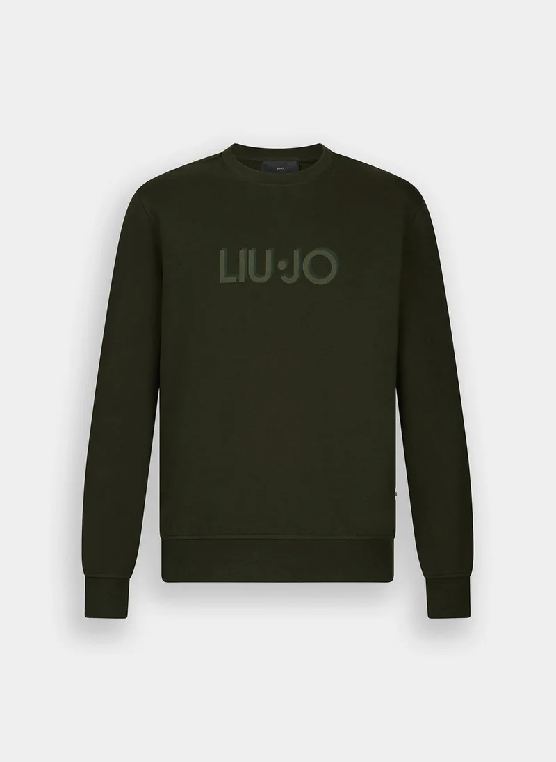 ليو جو سترة قطنية بشعار