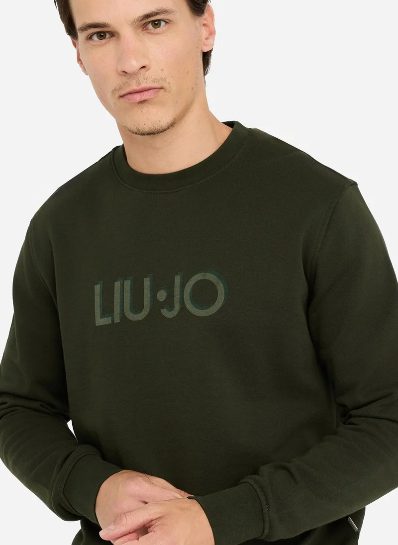 ليو جو سترة قطنية بشعار