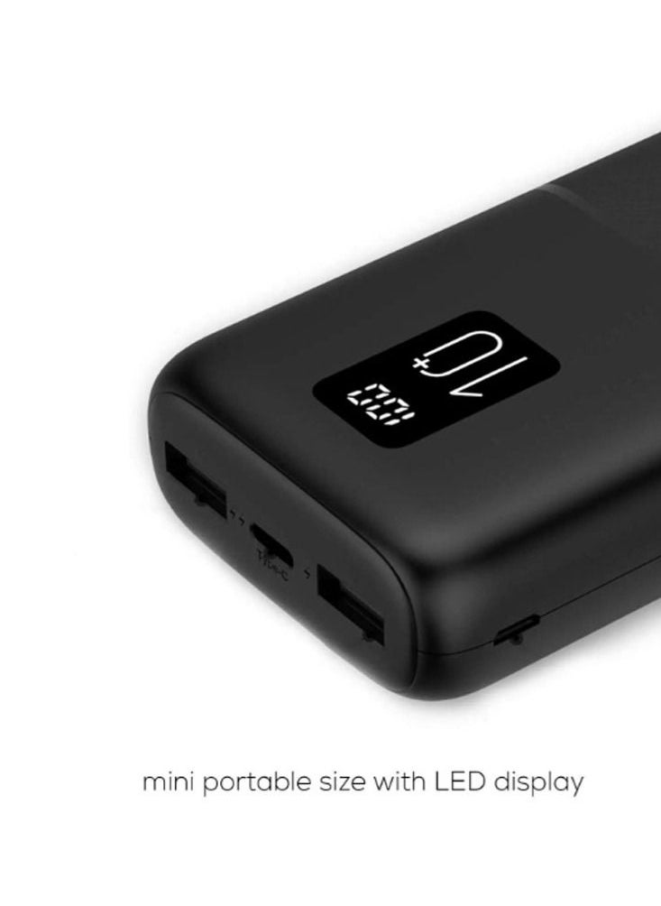 Seeken - Seeken Power Booster Neo – Rapid Charging 10000mAh Powerbank Black Compatible with iPhone, Samsung, iPad and more- Black - Image 1