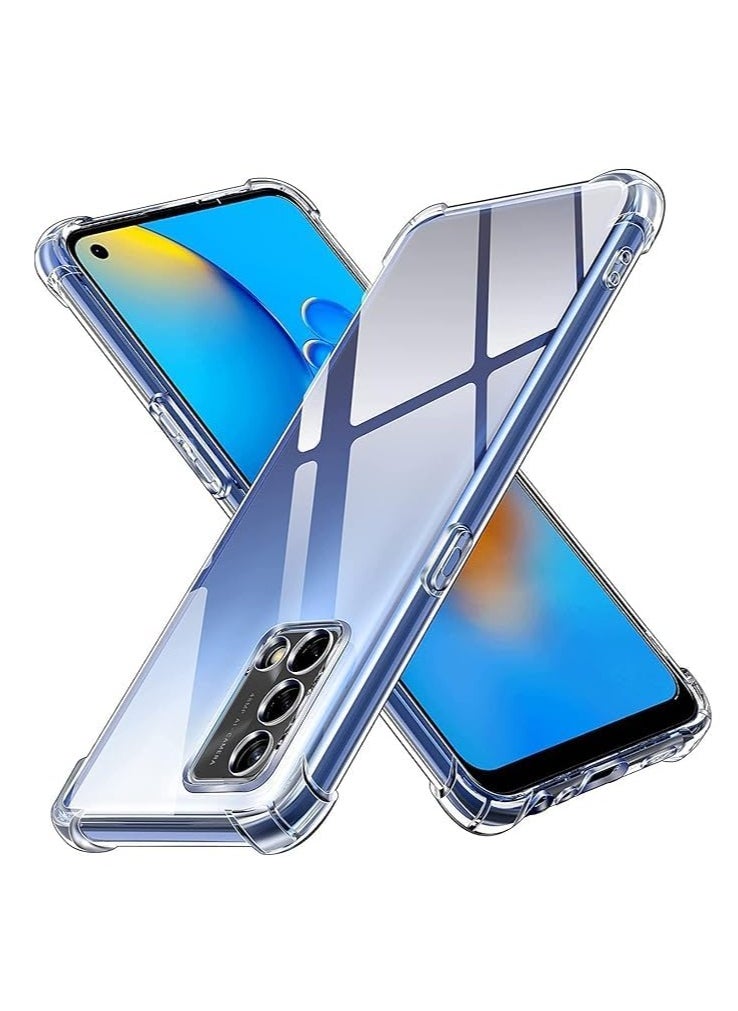 Generic - Compatible with OPPO A74 5G/A54 5G Case Cover Clear Transparent TPU Case for OPPO A74 Cover Clear Anti-Scratch Cover Case with Camera Protection for OPPO A54 Cover Case 6.5 inch - Image 1
