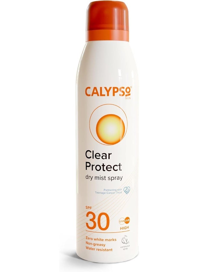Calypso Clear Protection Continuous Spray SPF30 175 ml - Image 1