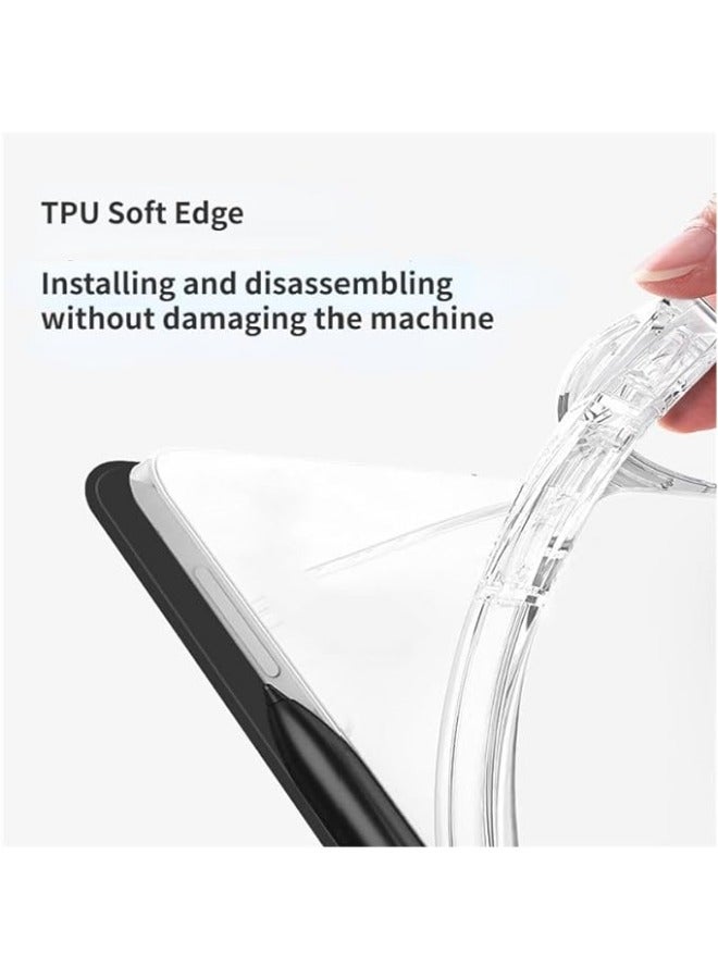 Compatible with Honor Pad 9 12.1inch 2023 Transparent Case with Pencil Holder, Shockproof Bumper Cover with Soft Clear Back Shell, Auto Wake/Sleep - Image 4