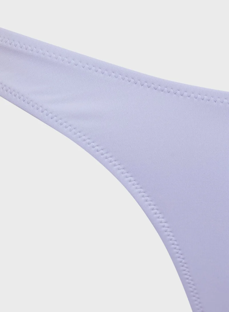 Missguided High Leg Bikini Bottoms