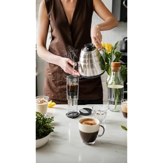 rayihni Reusable Metal Coffee Filter  Replacement Cap Set  Brew Smoother EcoFriendly Easy Clean Durable Design Fits All Models - Image 5