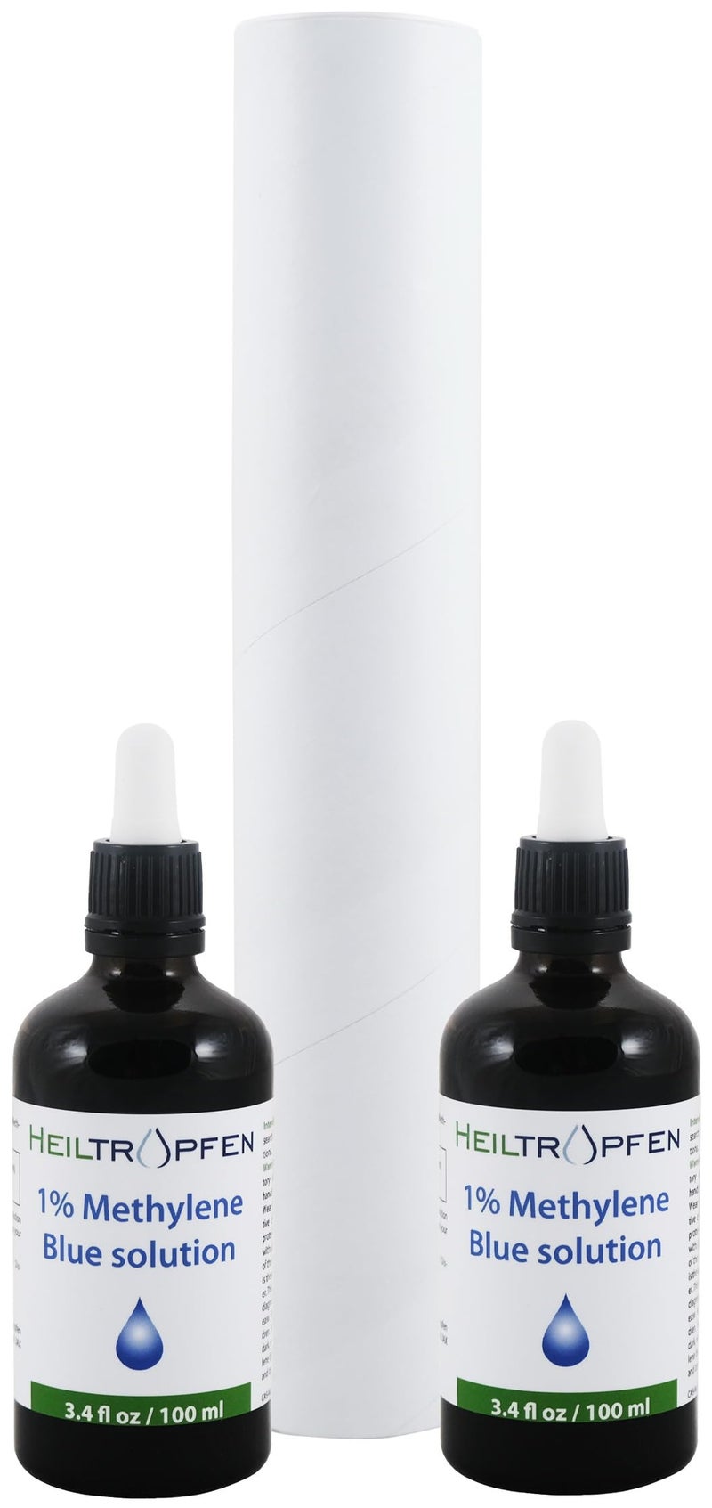 Heiltropfen 2X Methylene Blue 1% Solution | 2X 3.4 Fl Oz - 2X 100 ml | Ultra High Purity | Pharma Grade Ingredients - Third-Party Tested | Formaldehyde Free | Set of Two | Heiltropfen® - Image 2