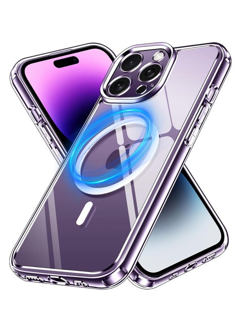 MagSafe transparent case compatible with iPhone 14 Pro Max supports fast charging