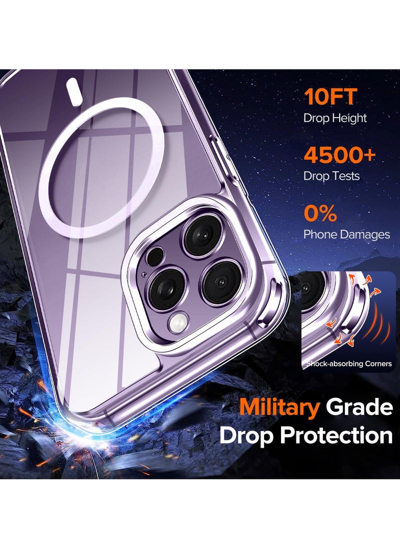 Generic - MagSafe transparent case compatible with iPhone 14 Pro Max supports fast charging - Image 1