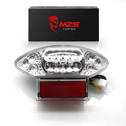 MZS مصباح خلفي للدراجة النارية MZS مع إشارة انعطاف LED مدمجة شفاف متوافق مع HAYABUSA GSX1300R GSXR1300 1999-2007 / GSX600 GSX600F GSX750 GSX750F 2003-2006 - Image 1