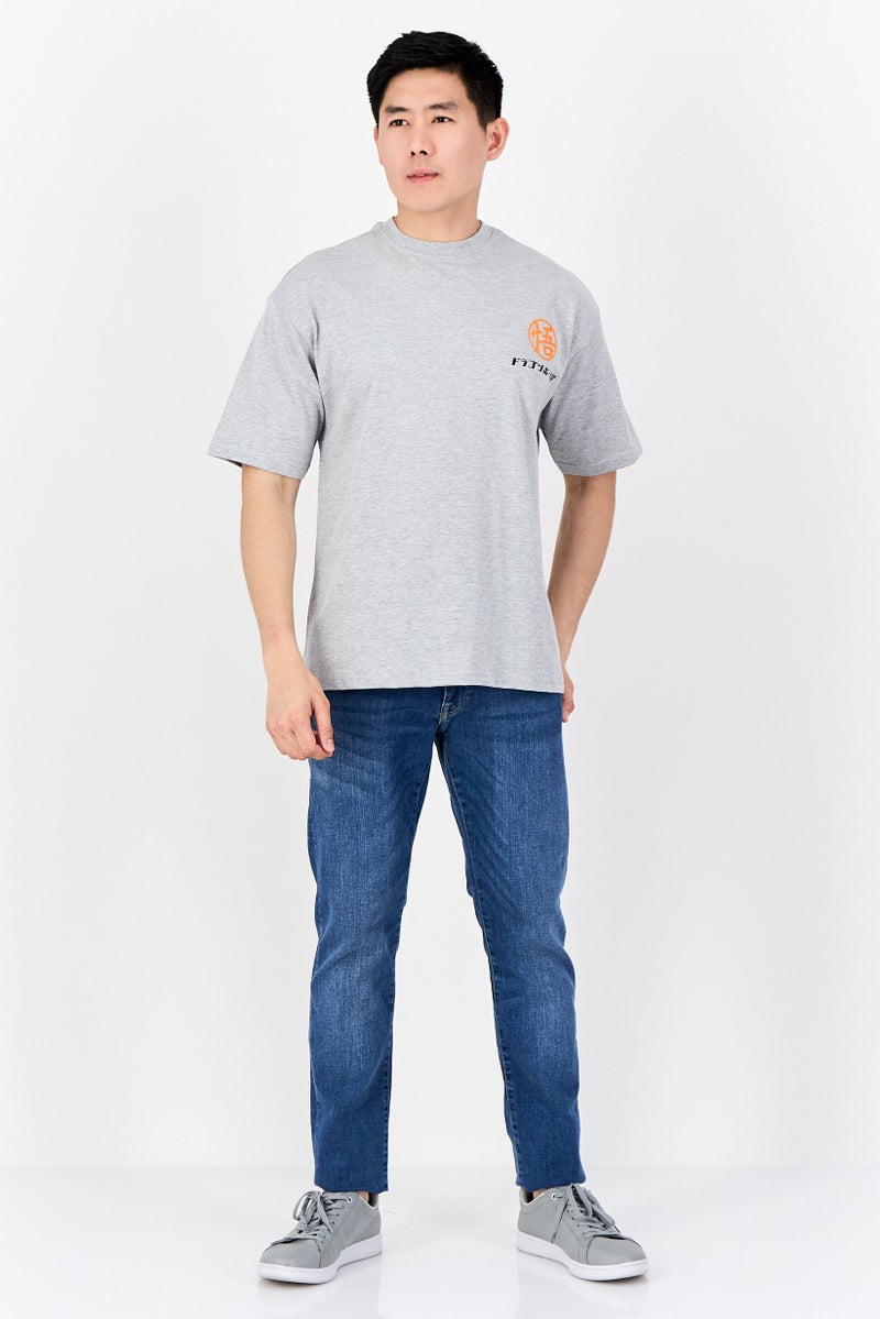 Dragon Ball Z Men Crew Neck Short Sleeve Graphic Print T-Shirt, Grey - Image 4