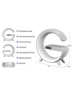 ELTRAZONE Sound Machine Smart Wake-Up Light Sunrise Alarm Clock For Bedrooms Dimmable Table Lamp With Fast Wireless Charger  - Image 2