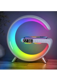 ELTRAZONE Sound Machine Smart Wake-Up Light Sunrise Alarm Clock For Bedrooms Dimmable Table Lamp With Fast Wireless Charger  - Image 1