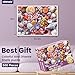 Nitktaia 500 Pieces Jigsaw Puzzles for AdultsColorful Beach Shells Puzzle for Adults ElderlyRecycled Paper Puzzle 500 PiecesGlossy Sturdy Pieces Challenging Family Game Great Gift Idea 205x15in - Image 4