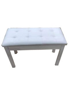 Wooden Frame Large Seat -White