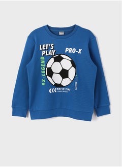 LC WAIKIKI Crew Neck Printed Long Sleeve Boys sweatshirt  - Image 1