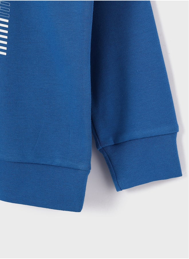 LC WAIKIKI Crew Neck Printed Long Sleeve Boys sweatshirt  - Image 4