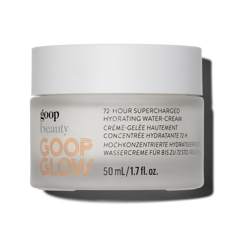 goop Beauty 72Hour Hydrating Water Cream  Matte Moisturizer for All Skin Types  Niacinamide  Fermented Astragalus Root  Hydrating Face Lotion to Plump Firm  Reduce the Look of Pores  17 fl oz