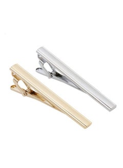 Elandy Men Metal Silver Tone Simple Necktie Tie Bar Clasp Clip (Sliver)  - Image 3