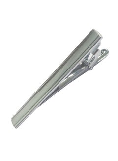Elandy Men Metal Silver Tone Simple Necktie Tie Bar Clasp Clip (Sliver)  - Image 2