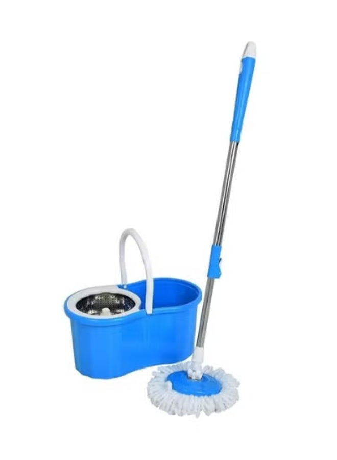 TIGER 360° Spin Mop Bucket Cleaning System with Stainless Steel Wringer – Hands-Free Floor Cleaning Solution for Home, Kitchen, Bathroom & Office – Durable, Lightweight Mop with Microfiber Head & Rotating Handle – Easy to Use, Quick Dry, Deep Cleaning Tool  - Image 4