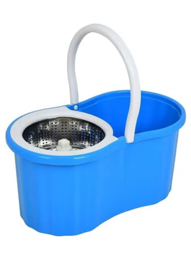 TIGER 360° Spin Mop Bucket Cleaning System with Stainless Steel Wringer – Hands-Free Floor Cleaning Solution for Home, Kitchen, Bathroom & Office – Durable, Lightweight Mop with Microfiber Head & Rotating Handle – Easy to Use, Quick Dry, Deep Cleaning Tool  - Image 3