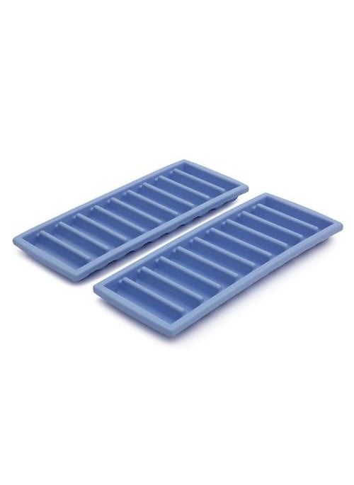 ADIJYO - Adijyo Slim Narrow Long Ice Sticks Cube Maker Tray Mold with Easy Push Pop Up Perfect for Water Bottle Pack of 2 - Image 1