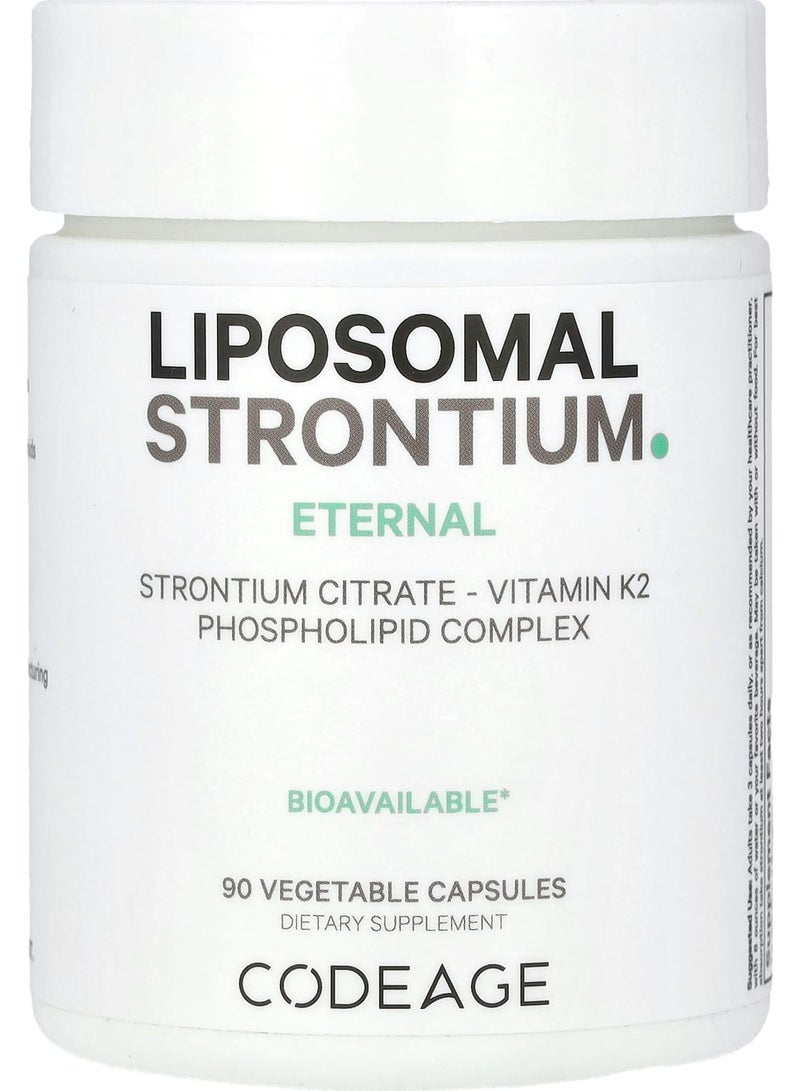 Codeage Liposomal Strontium, 90 Vegetable Capsules