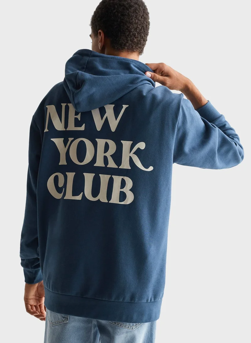 MANGO Kids New York Club Hoodie