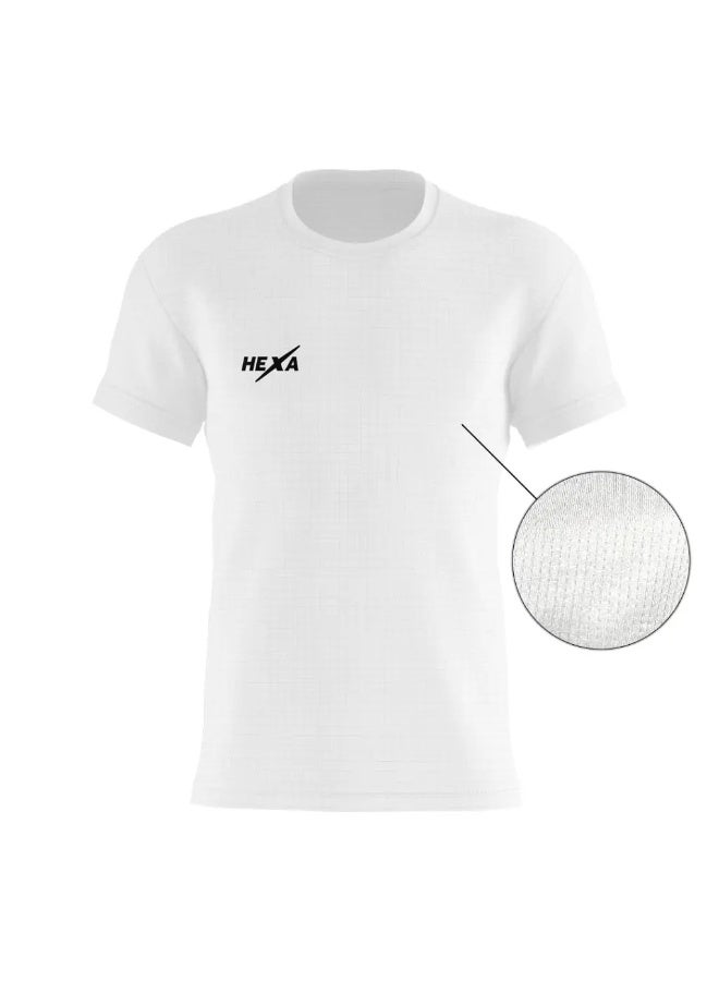 Hexa SportsWear Hexa H20 Men’s Dry-Fit T-Shirt – Lightweight Polyester Athletic Gym Tee, Breathable Sports & Casual Wear - Image 1