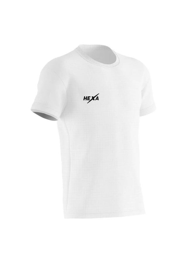 Hexa SportsWear Hexa H20 Men’s Dry-Fit T-Shirt – Lightweight Polyester Athletic Gym Tee, Breathable Sports & Casual Wear - Image 2