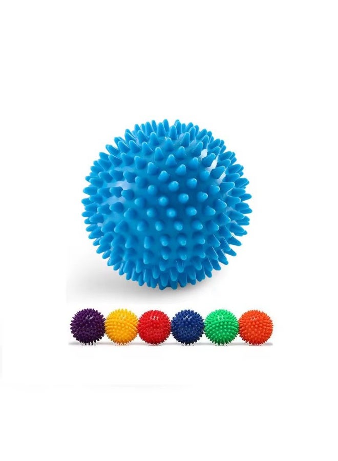 كيوشوب كرة تدليك عالية الجودة للتدليك وتخفيف آلام العضلات، كرات بتصميم شوكي، لتخفيف التوتر متعددة الالوان - Image 1