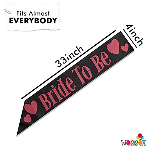 Wobbox Bachelorette Party Decoration Items| Bachelorette Party Photo Booth Props For Wedding Selfie, Bachelorette Banner&Sash With Colorful Balloons, Bachelorette Party Decoration Kit- 36 Pcs (FP2703) - Image 5