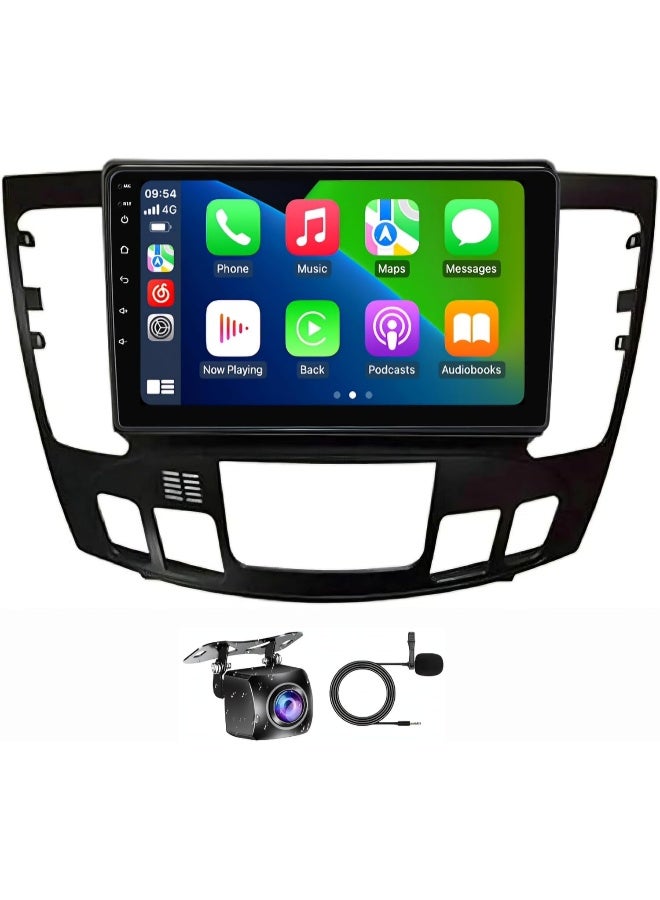 Vierex Fit Hyundai Sonata Car Stereo Sonata NF 2009 2010 (Auto A/C) Android Screen With Apple Carplay Android Auto Wireless WiFi DSP FM&AM BT AHD Camera Included - Image 1