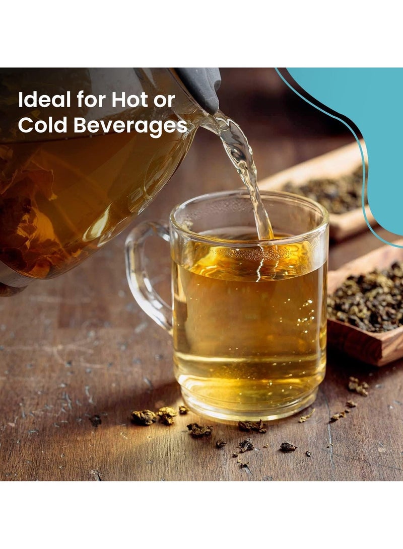 Clear Glass Tea Cup - 200 ml -3 Piece - Image 3