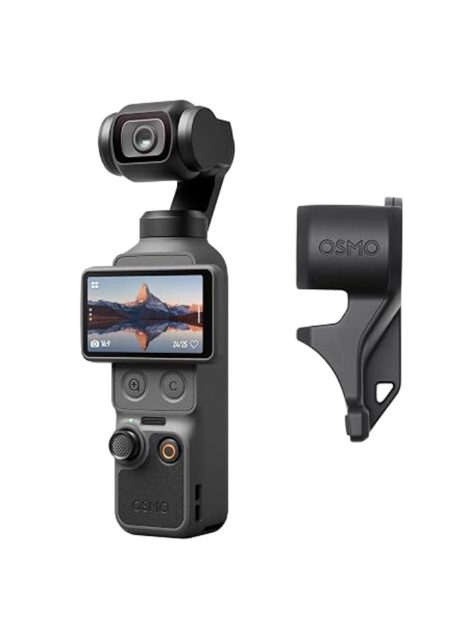 أوسمو Osmo Pocket 4 Standard combo 3-Axis Gimbal Camera with 4K Video, AI Tracking, Touchscreen Display, Portable Stabilized Vlogging Camera for Travel, YouTube & Content Creation | Wireless Mic, Wide Angle Lens, Magnetic Fill Light, 128GB Memory Card - Image 1