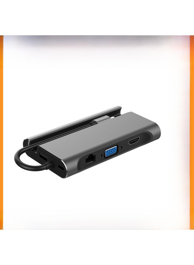 نيوترل محور توسعة جديد متعدد المنافذ يو اس بي مع قارئ بطاقات SD و TF، محطة إرساء ثمانية في واحد، محول HDMI، محور توسعة جيجابت - Image 1