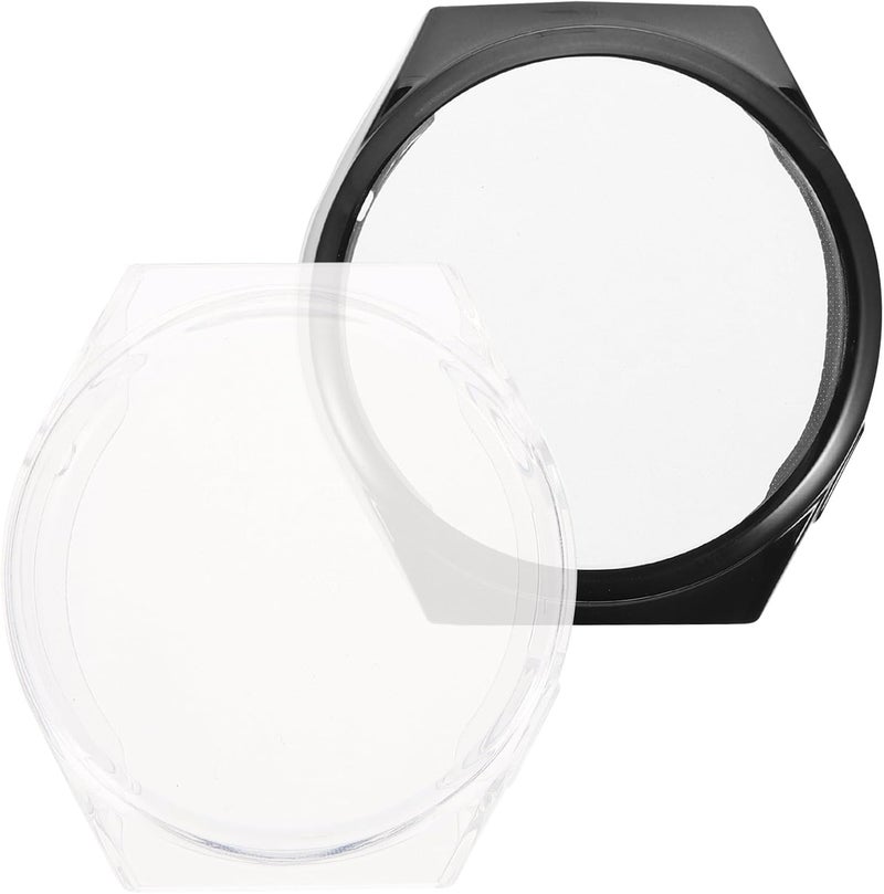 2Pcs TPU Electroplated Watch Protective Case for 46mm Smartwatch, Black Anti-Scratch Detachable Screen Protector Accessories - Image 1
