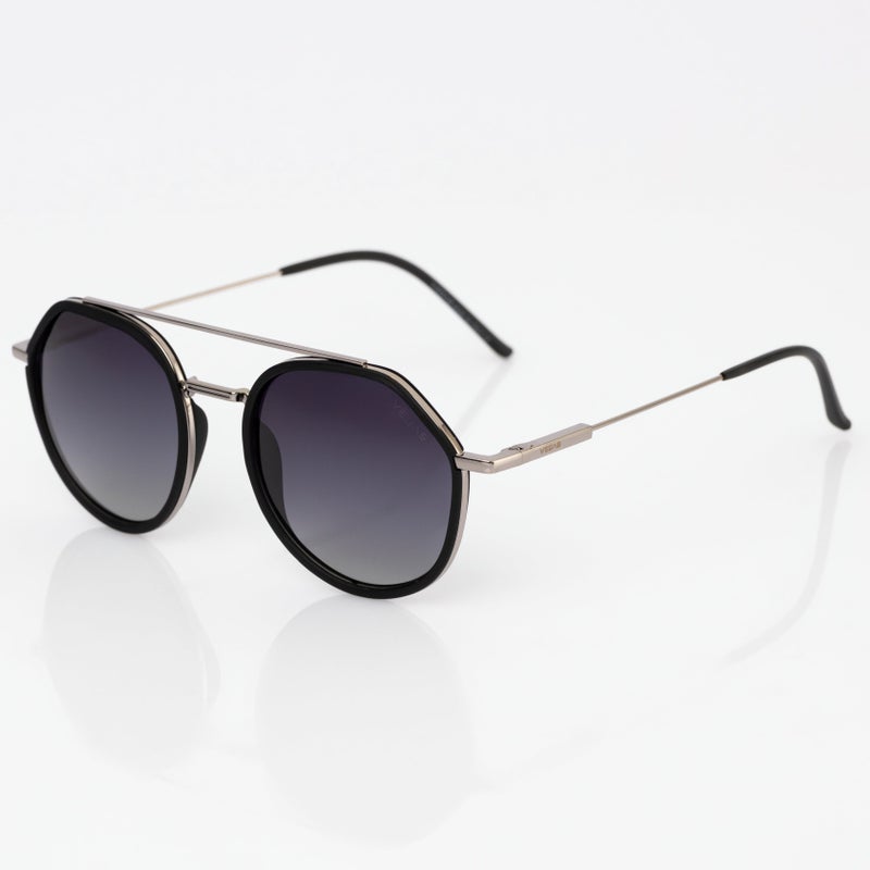 VEGAS Full Rim Hexagon Unisex Grey  Sunglasses V2073 S C5 - Image 1